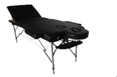 Aluminium Massage Table with adjustable backrest